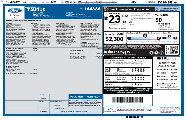 2013 Ford Taurus SEL