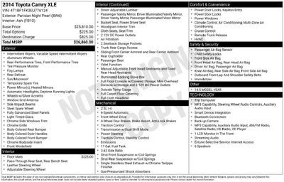 2014 Toyota Camry XLE