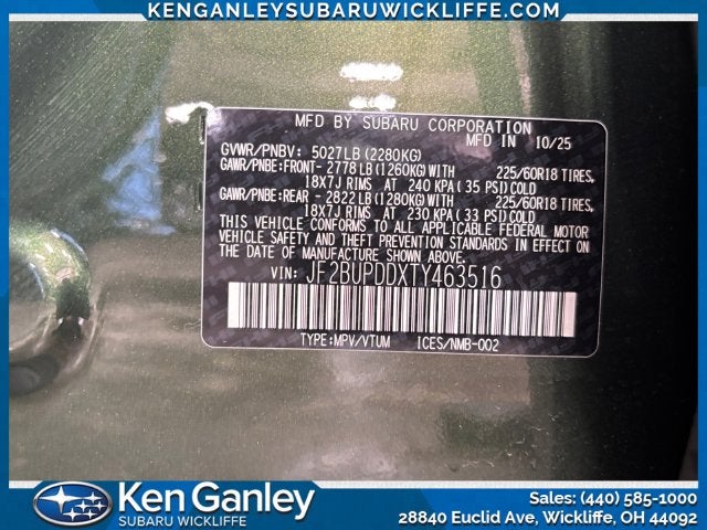 2026 Subaru Outback Limited