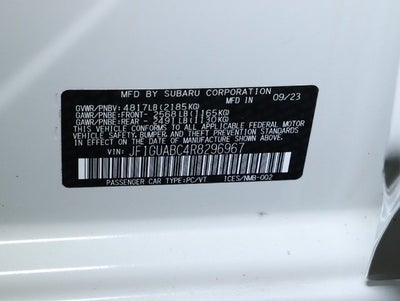 2024 Subaru Impreza Base
