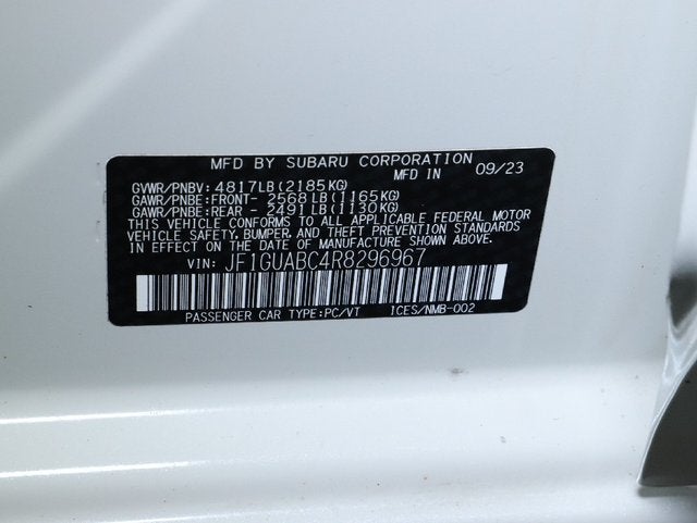 2024 Subaru Impreza Base