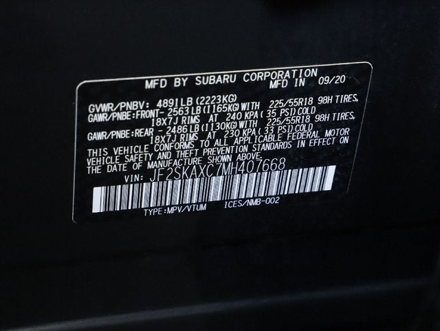 2021 Subaru Forester Touring